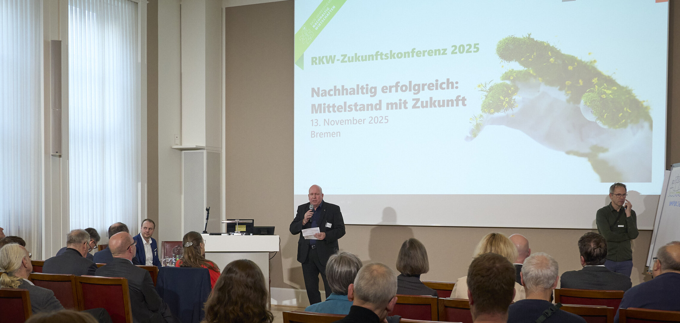 Begrüßung durch das RKW Bremen – © Henry Fried / RKW Kompetenzzentrum