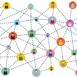 netzwerk aus menschen – © aelitta / thinkstockphotos